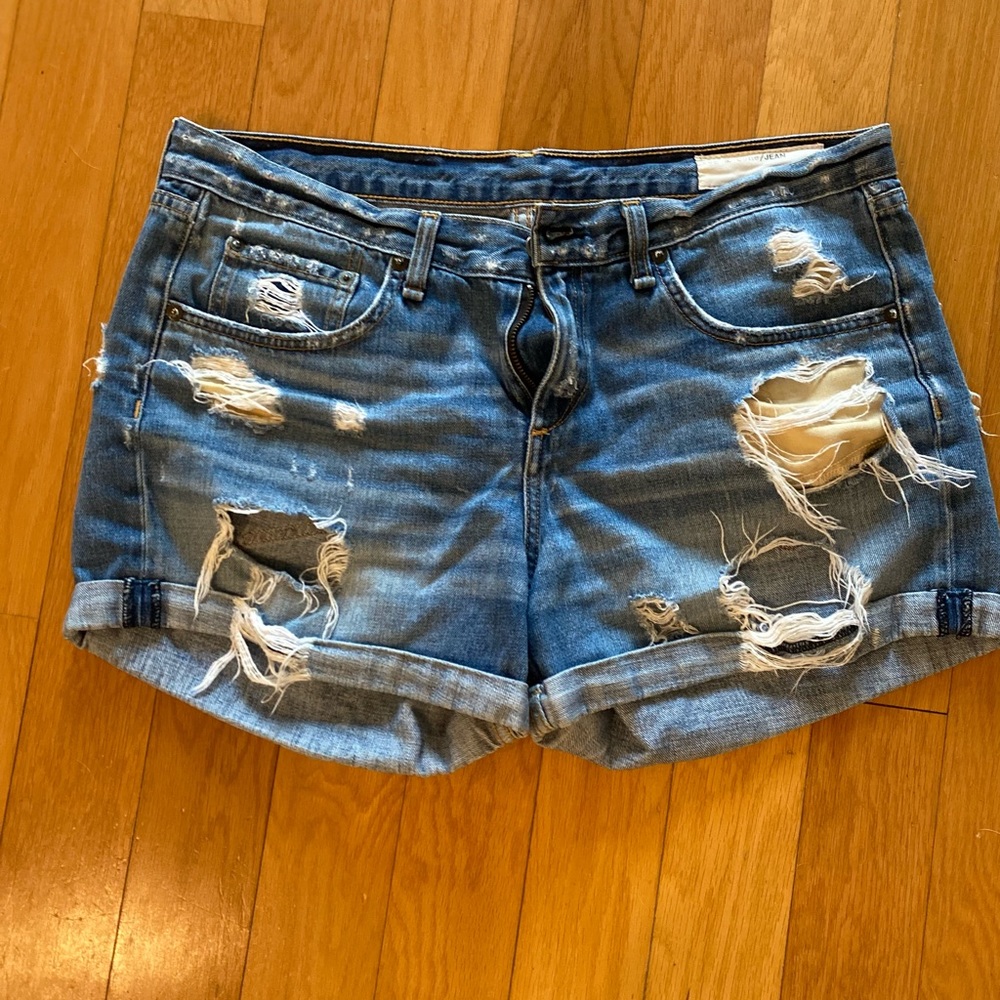 Rag & Bone boyfriend short in obispo rebel